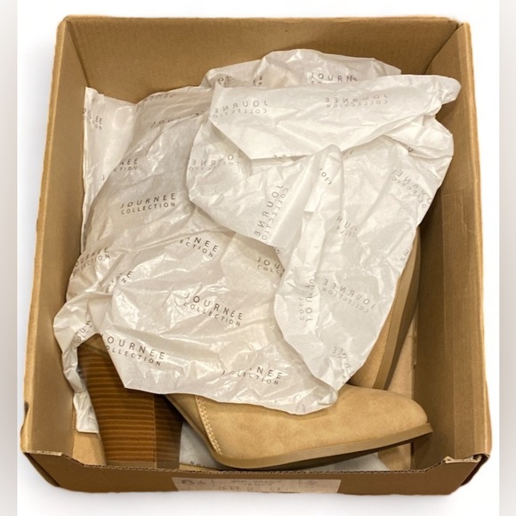 NWT Dual-Zip Heeled Ankle Booties, Journee Collection Women's Vally - Picture 11 of 16